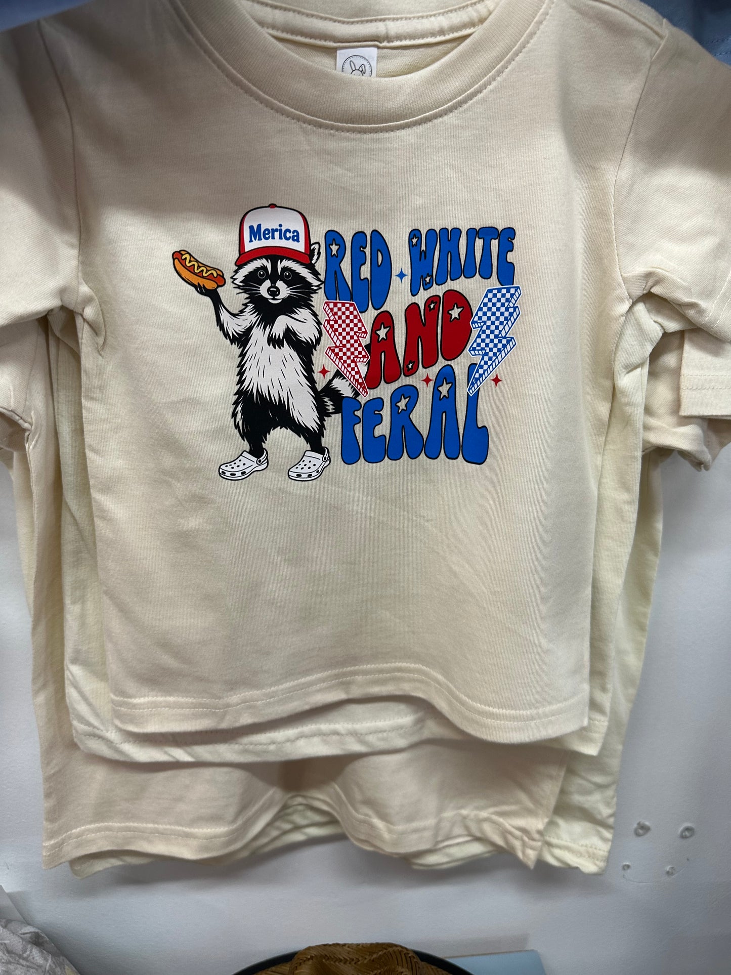 Red, White, & Feral Tee
