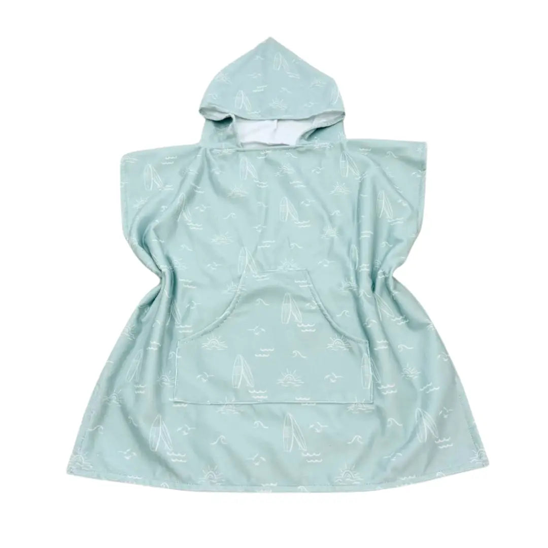Sage Surfer Hooded Beach Towel