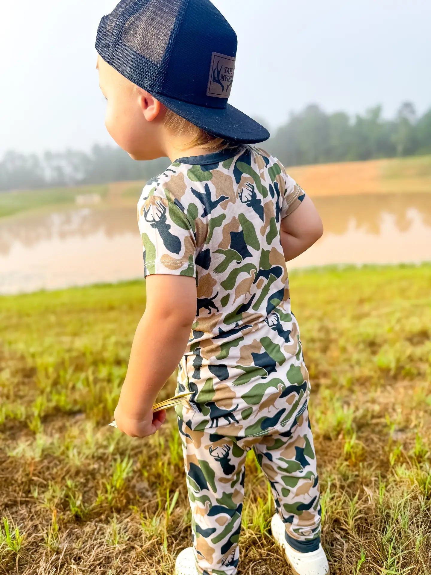 Green Camo Bamboo Pajamas