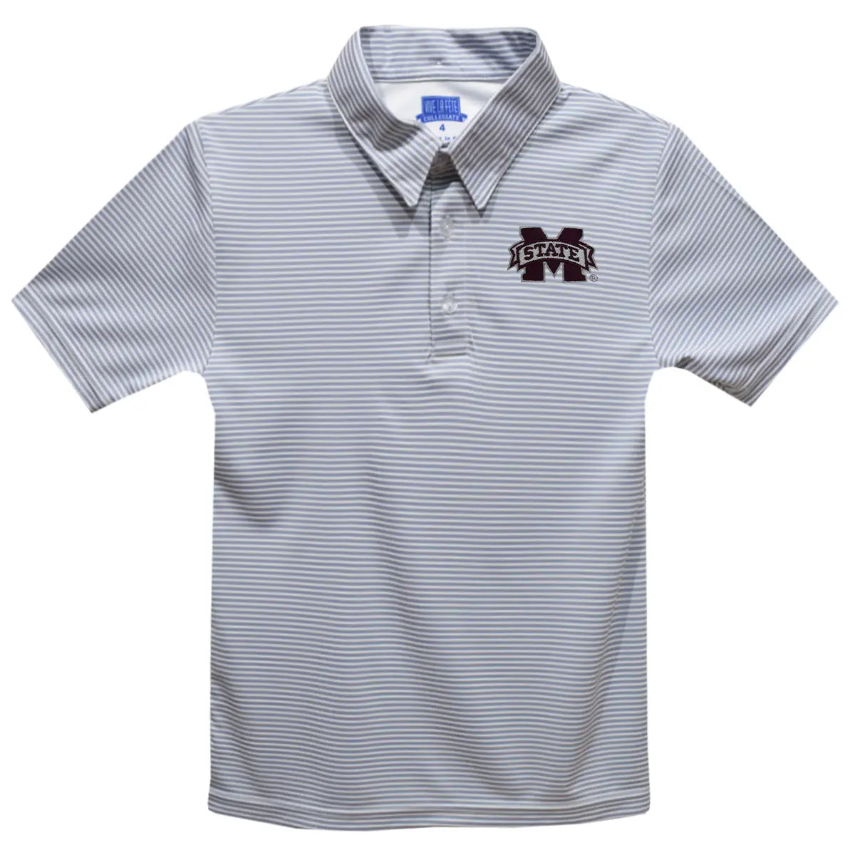 MSU Bulldogs Stripes Polo