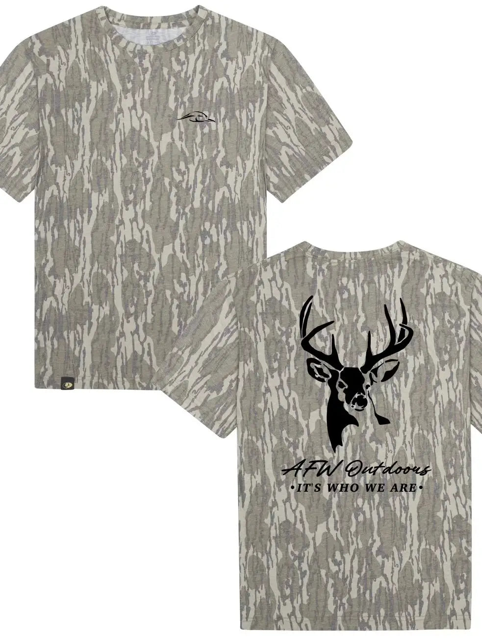 AF Outdoors Buck Mossy Oak Tee