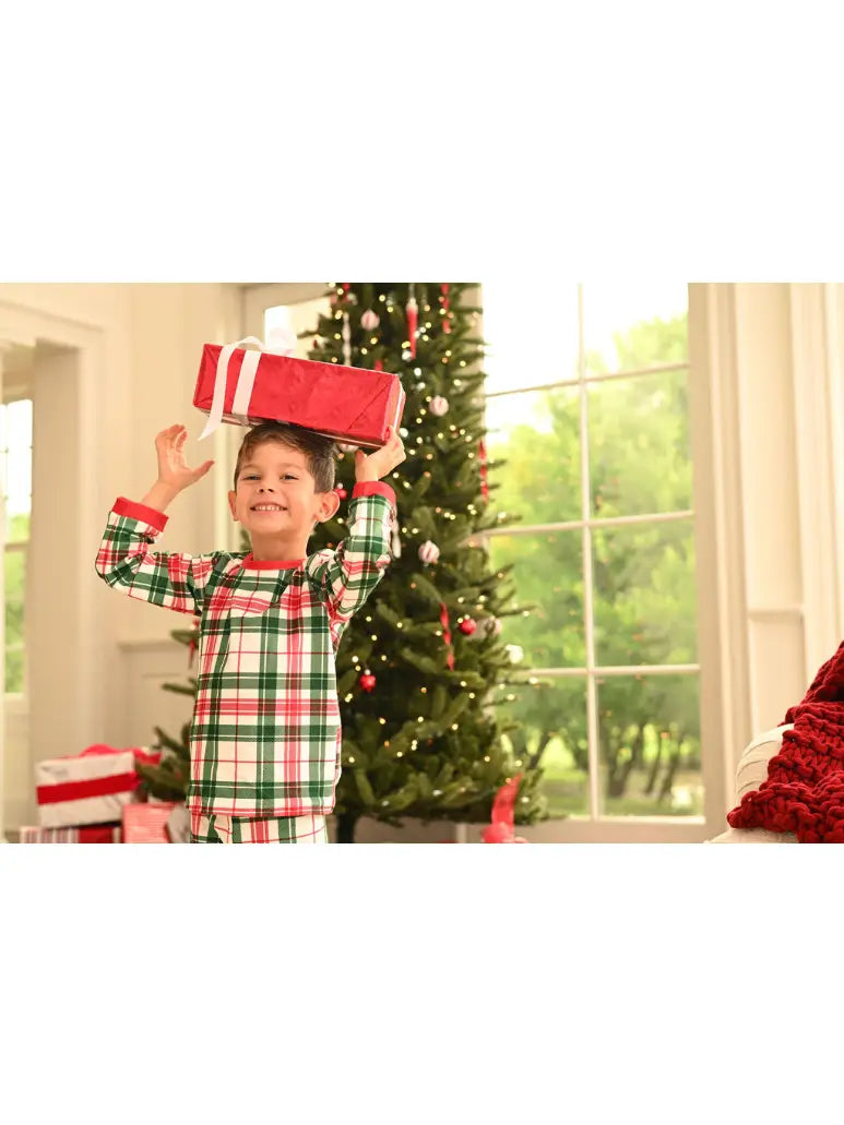 Christmas Plaid Romper & Sets