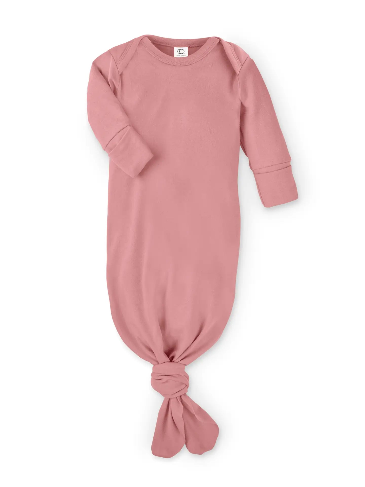 Organic Cotton Baby Gown (Rose)