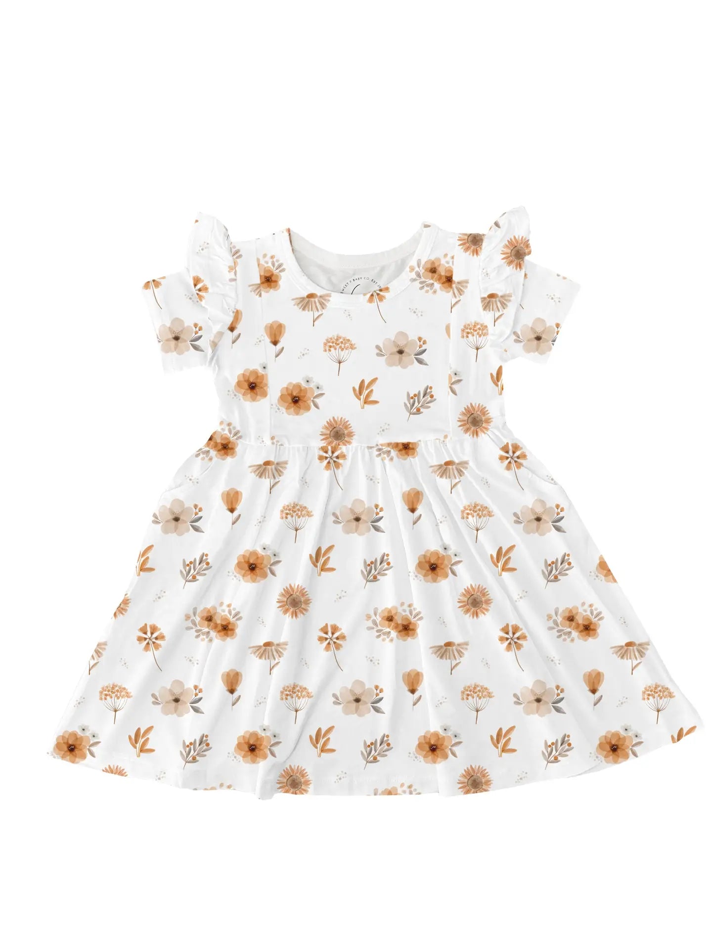 Boho Floral Twirl Dress