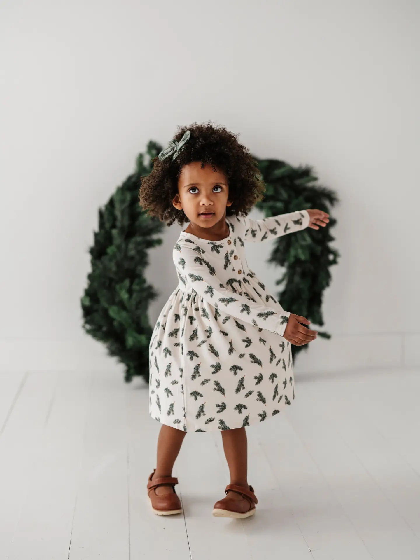 Christmas Truck Bamboo Henley Dress