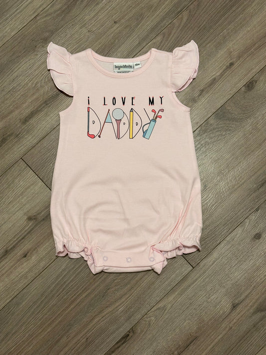 I Love Daddy Bubble (Pink)