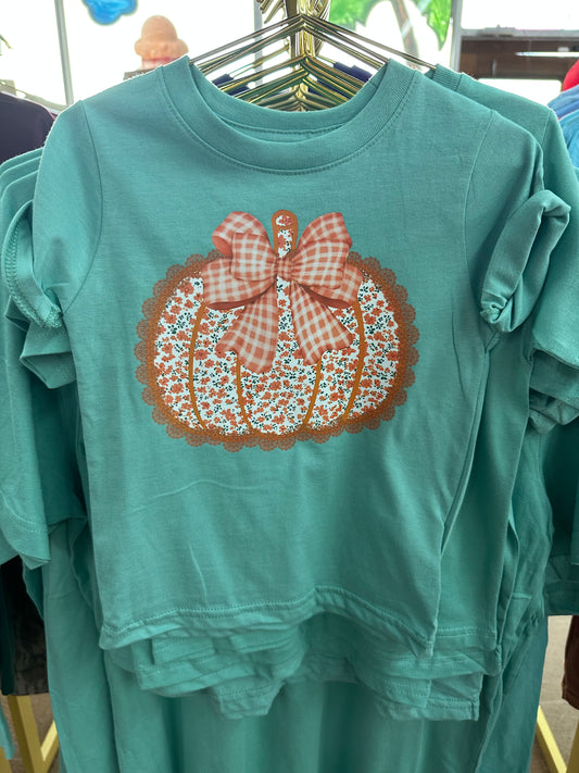 Vintage Lace Pumpkin Mini Tee