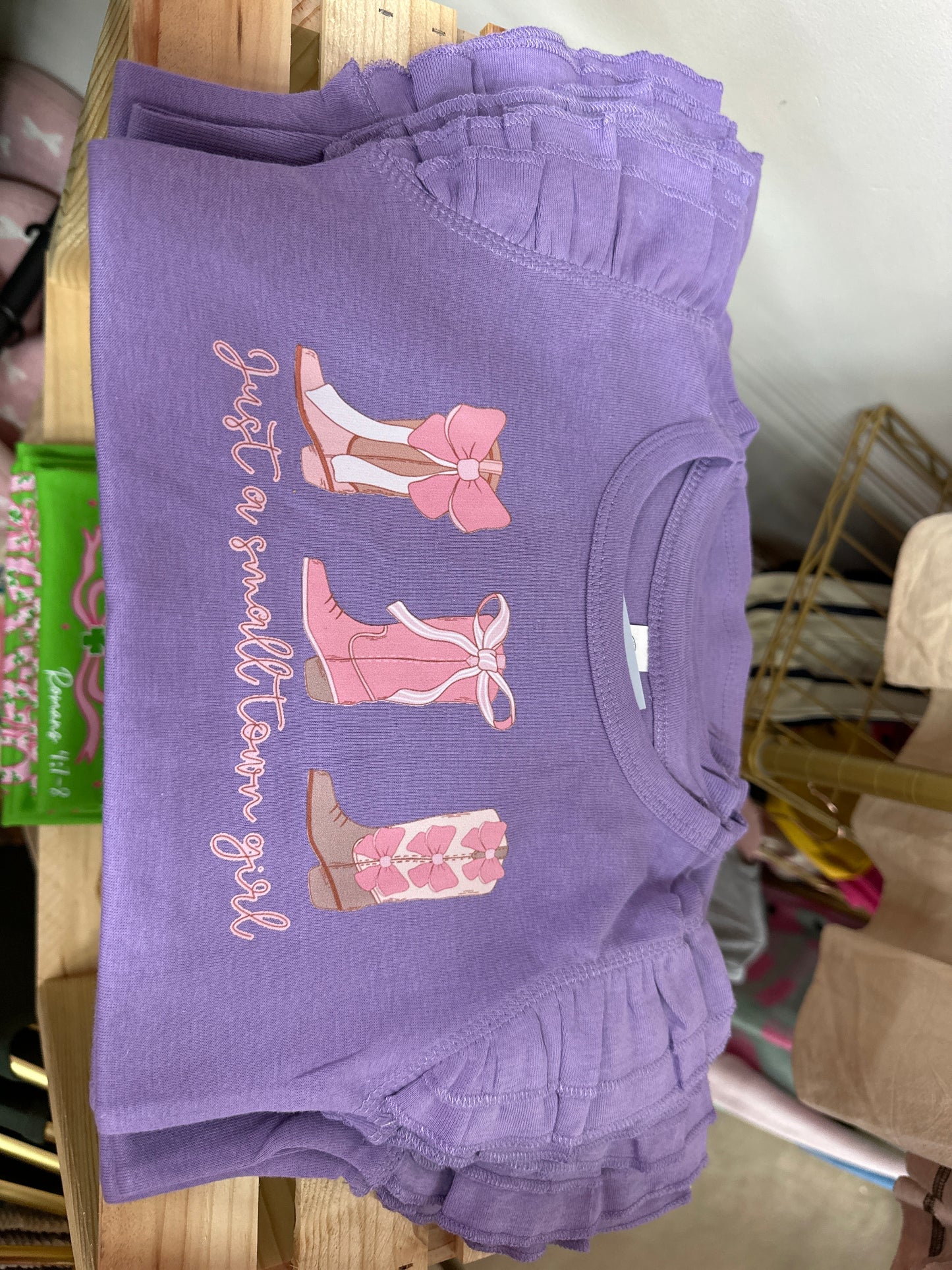 Small Town Girl Flutter Sleeve Tee