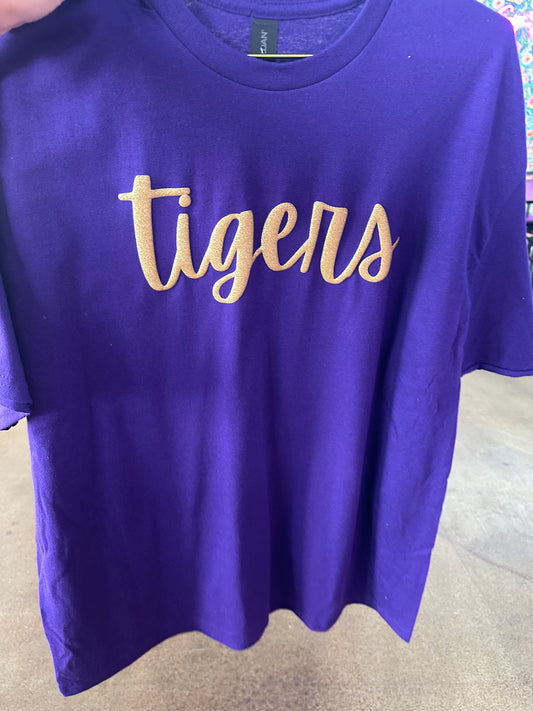 Tigers Puff Glitter Tee