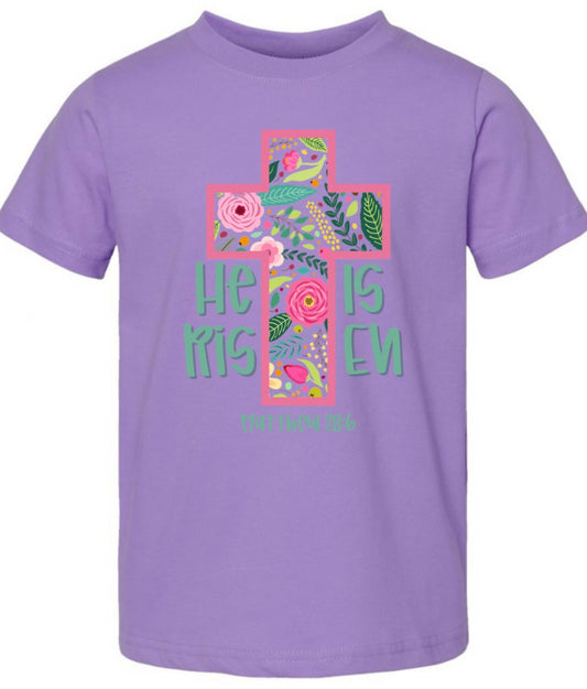 He Is Risen (Girl) Tee
