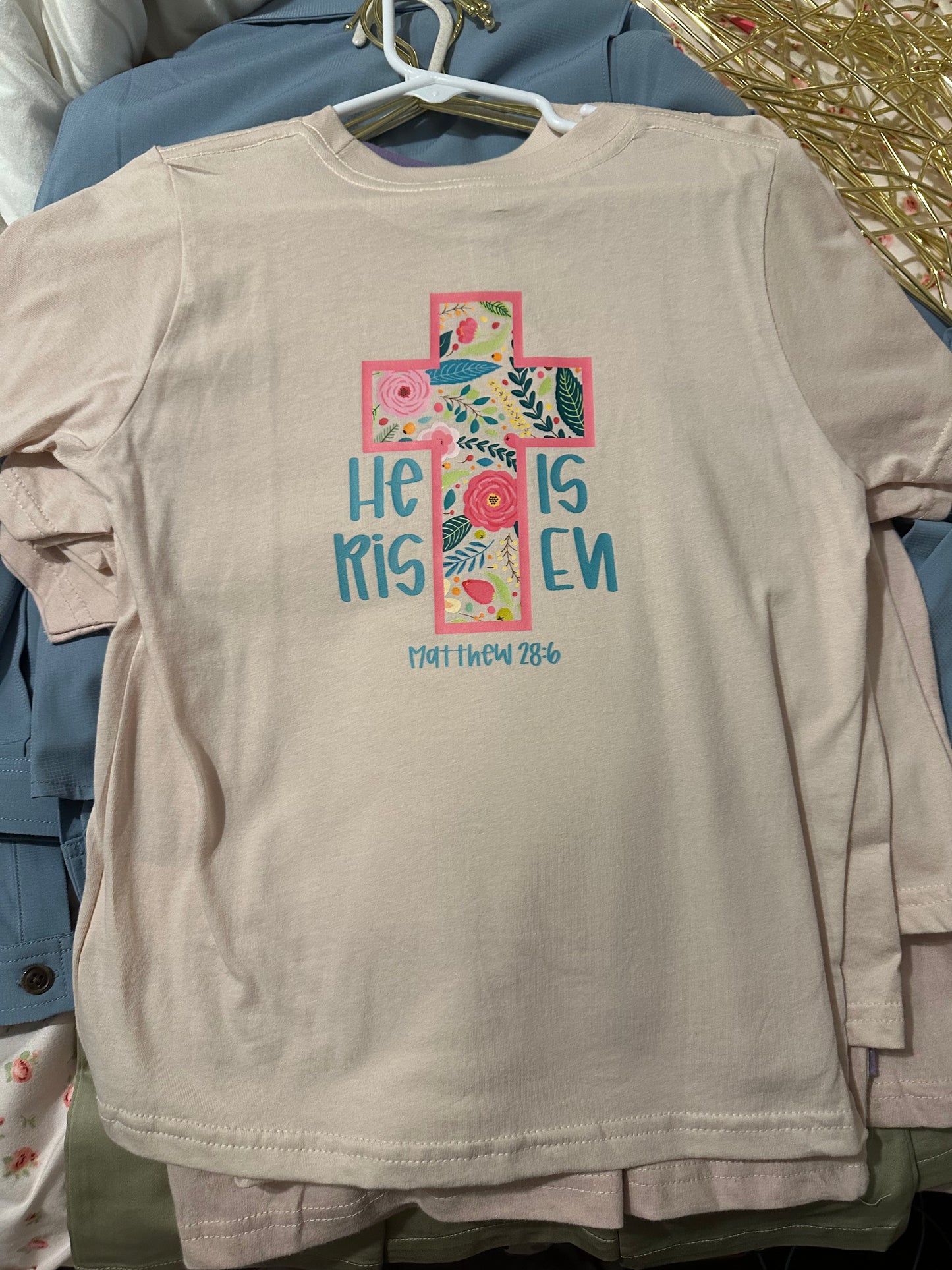 He Is Risen (Girl) Tee