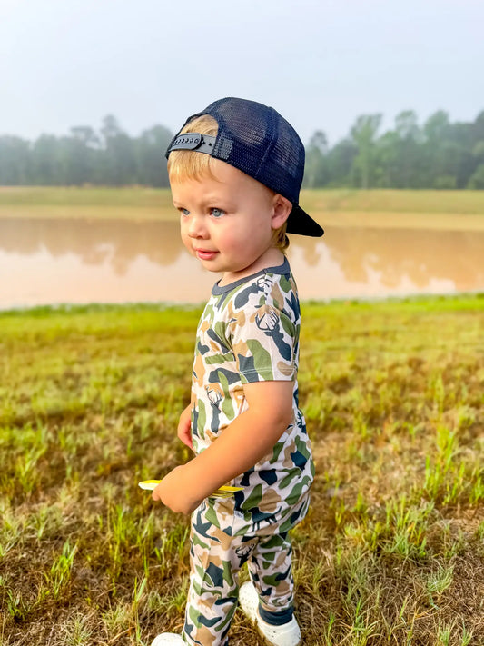 Green Camo Bamboo Pajamas