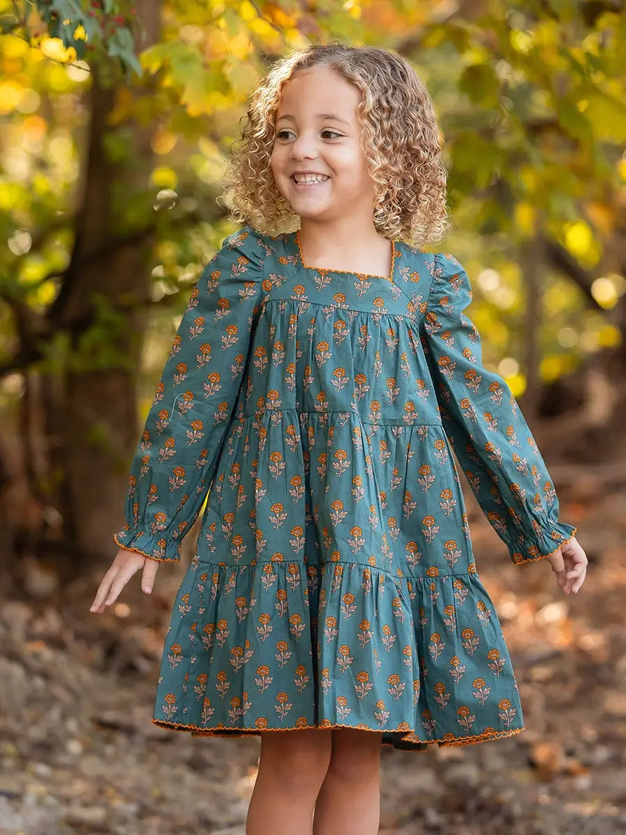 Vintage Autumn Ivy Dress