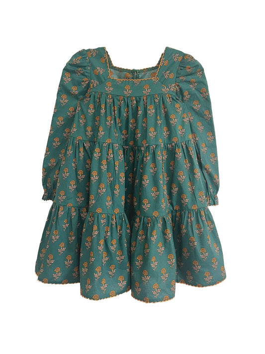 Vintage Autumn Ivy Dress
