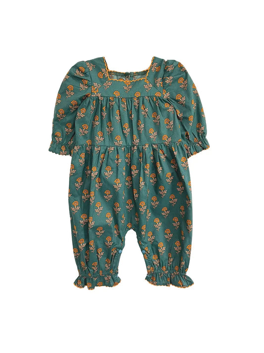 Vintage Autumn Ivy Romper