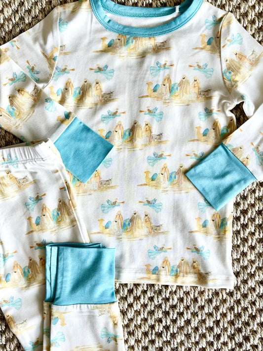 Nativity Bamboo Two Piece Set