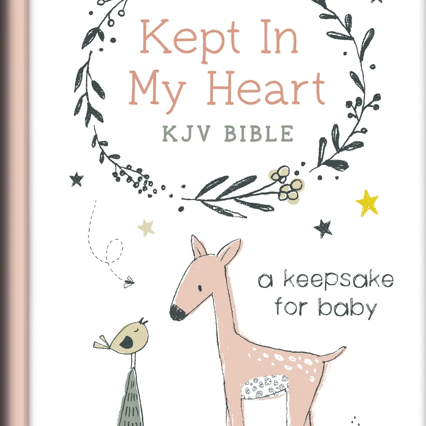 Kept in My Heart Keepsake Bible (Pink)