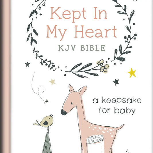 Kept in My Heart Keepsake Bible (Pink)