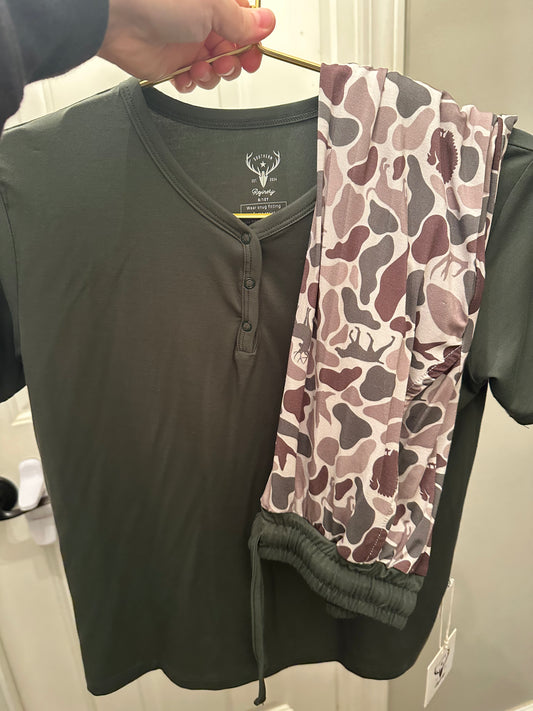 Camo Bamboo PJ Set