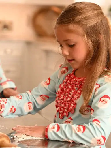 Vintage Santa Ruffle Romper & Sets