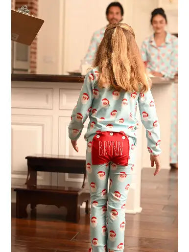 Vintage Santa Ruffle Romper & Sets